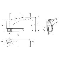 ELESA Verstellb. Klemmhebel PA gr-sw ERX-SST INOX