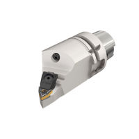 HSK A63WH MULNR J12MW Porte-plaquettes MULTI-WEDGE avec attachement cône-face HSK pour plaquettes rhombiques à 80°, trigones et carrées