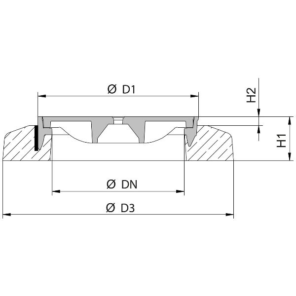 vonRoll Schachtabdeckung 2687/061/10