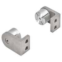 Griffstütze gerade Edelstahl gebürstet matt RohrØ 48,3x2mm