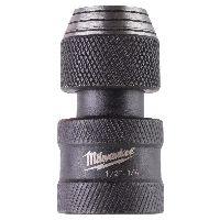 MILWAUKEE Adattatore 1/2" a 1/4" SHOCKWAVE 50 mm