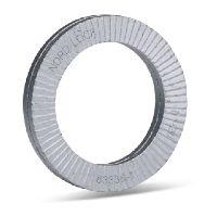 Keilsicherungsfederscheiben NLX, Stahl, flZn