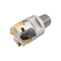 HM90 E90A D.75-3-MMT12JHP Fraise en bout JHP à 90° avec connexion filetée MULTIMASTER accueillant les plaquettes HELI2000 et HELIMILL