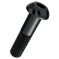 Oval-head screws hexagon socket ISO 7380-1-010.9 tempered black