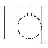 Morsetti a nastro perforato OETIKER A2 antiruggine