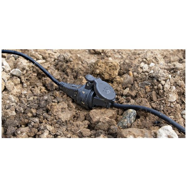 cavo di prolunga GDV IP55, tipo 13 / tipo 13, nero