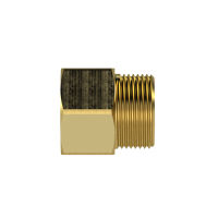 Raccordo riduttore lungo, G 1/8 esterno G 1/4 interno SW 17, ottone