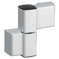 Dr. Hahn Paumelle de porte 60AT 2 parties alu éloxé 62,5mm