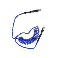 Spiralrør, skruekobling, drejelig, knækbeskyttelsesfjeder, PU, G1/4, Ø10x6, 5, 10 m