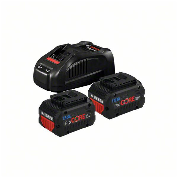 Kit de démarrage 2 x ProCORE18V 5,5Ah + GAL 1880 CV