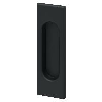 scoop Muschelgriff eckig schwarz 40x125x13mm