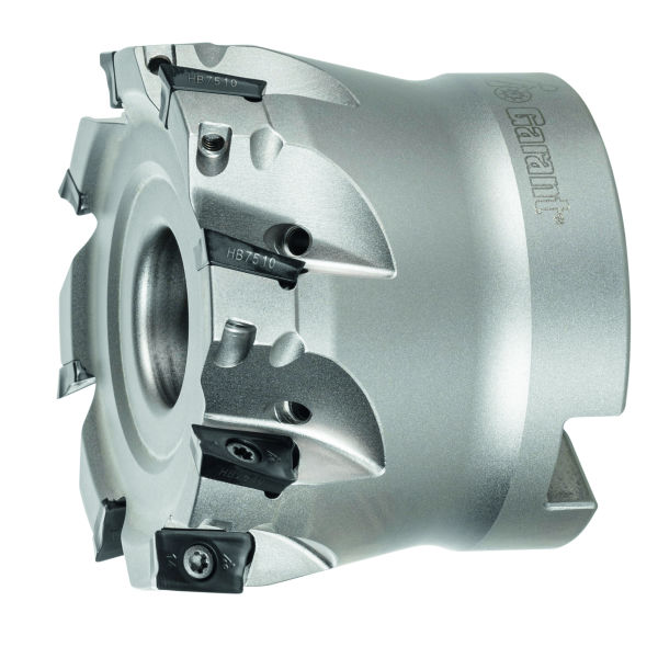 Fresa per spallamenti Softcut® con foratura, per inserti AP..