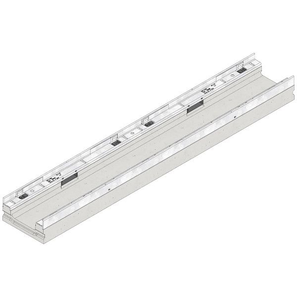 FASERFIX® KS 100 Caniveaux s/pente corn galva Type 80 1000mm