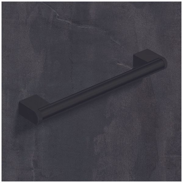 Hettich Griff Brema Schwarz matt 448 mm