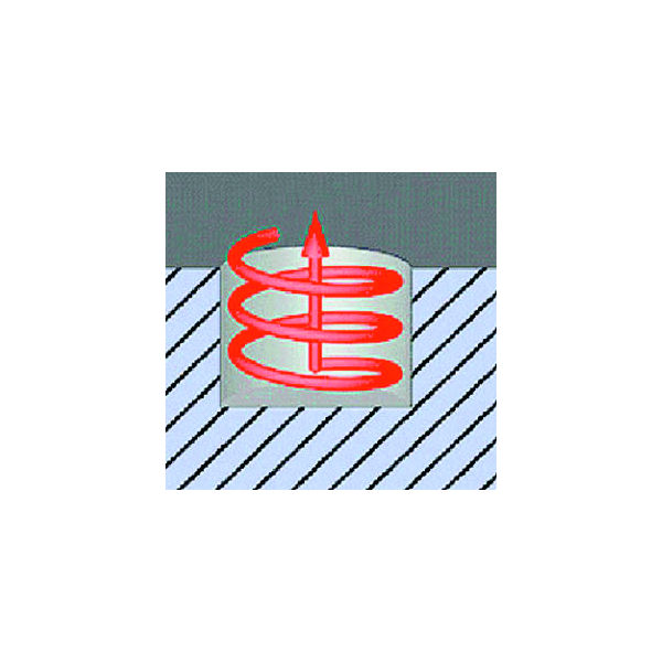 Softcut® shoulder mill with thread, for indexable inserts AO..