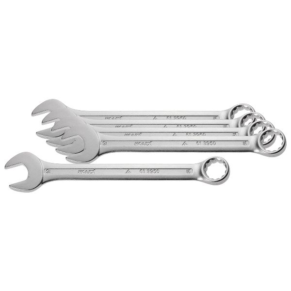 Očkoploché kľúče, chrómovaná, Rozmer cez steny: 19