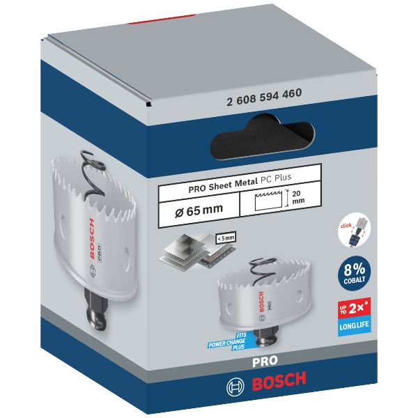 BOSCH PRO Sheet Metal PC Plus Lochsäge, 65&nbsp;mm