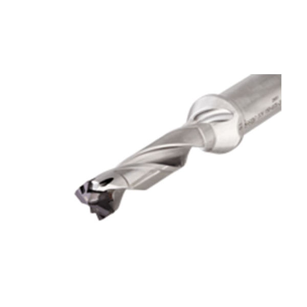 DCN 160-080-20R-5D Drill Body with Exchangeable Heads, Internal Coolant Holes and a Cylindrical Shank, Drilling Depth 5xD