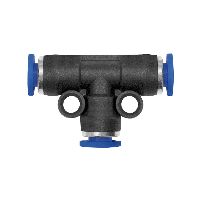 Raccordo a T «Serie blu» mini, Ø esterno tubo 4