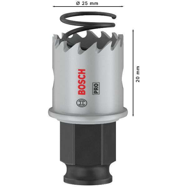 BOSCH Scie trépan PRO Sheet Metal PC Plus, 25&nbsp;mm
