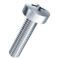 Oval-head screws CR Z DIN 7985-4.8 zinc plated blue