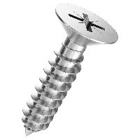 Vis à tôle à tête fraisée CF Z DIN 7982C-inoxydable A2