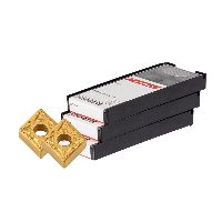 Pastilha de corte reversível CNMG para acabamento 30 unidades, HBT130, Tamanho: 120408