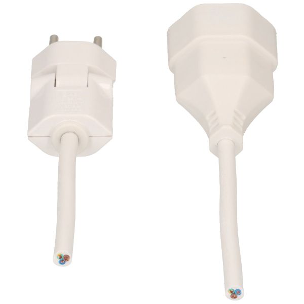 cavo di prolunga TD, Clip-Clap, tipo 12 / tipo 13, bianco