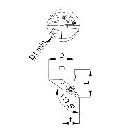 Exchange cutting head Ø 25-SVPBL - VB..11 03..left / f=17 / 117.5°