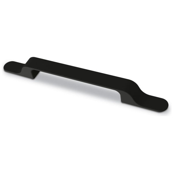 Hettich Poignée en forme de coquille Bellante noir mat 128 mm