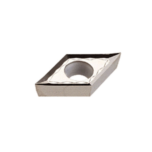 DCGT 11T301-AS IC20 Rhombische, positive 55°-Wendeschneidplatten mit 7° Freiwinkel, hoch positivem Spanwinkel und scharfen Schneidkanten für die Bearbeitung von Aluminium