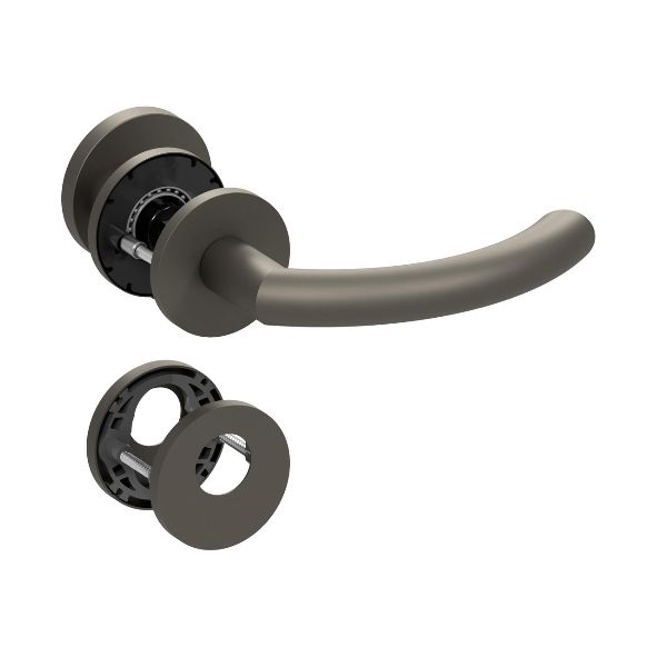 Qolibri Pullbloc® ultra Wechselgarnitur 1085 Rundrosetten Titan satin