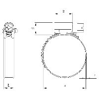 Fascette stringitubo OETIKER fascia pesante e custodia A2