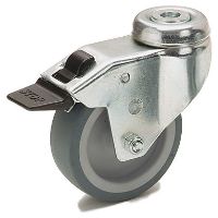 MAPO castor 320H with brake and fixing hole