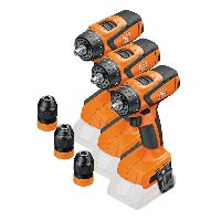 Paquete económico de engranaje de 4 marchas. 18 V, adecuado para madera y acero, rango de sujeción de portabrocas rápido 1,5-13