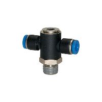 T-vijak »Modra serija«, vrtljiv, R 1/8 zunanji, Ø 4 mm