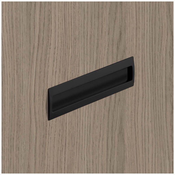 Hettich Poignée d'insertion Misnia noir mat 160 mm