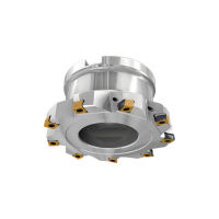 HTF D2.5-06-1.00-R-LN10 Planfräser für tangentiale Wendeschneidplatten mit 4 Schneidkanten für hohe Oberflächengüten