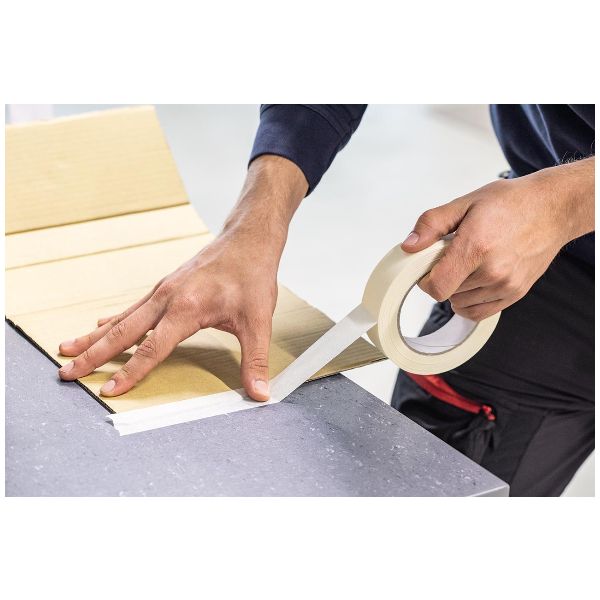 Pack promotionnel Jeu de rubans adhésifs crêpés fins, couleur naturelle