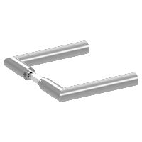 scoop Türdrücker 1106 90° Edelstahl 135x58mm Ø20mm