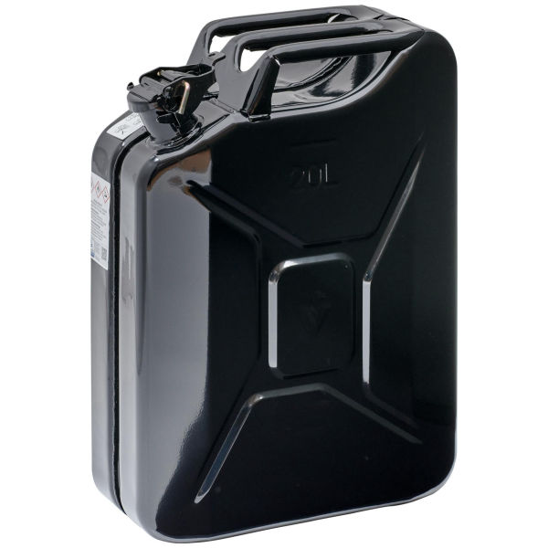 Bidon d&#39;essence 10 litres noir foncé RAL 9005