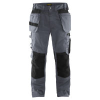 Pantalon Artisanat gris / noir