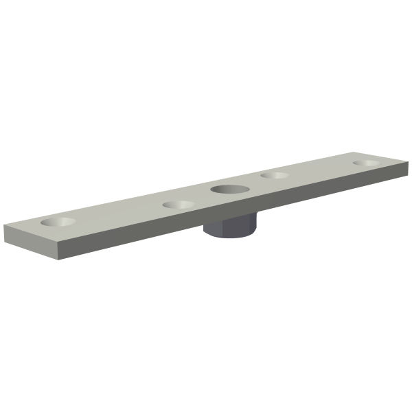 MEA Trägerplatte Edelstahl