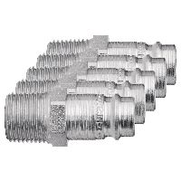 Coupling adaptor with external thread Set, 5 pieces