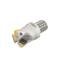 FFQ4 D16/.63-03-MMT10-06 Hochvorschub-Schaftfräser mit MULTI-MASTER-Gewindeaufnahme für einseitig quadratische Einsätze mit 4 Schneidkanten