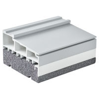 blaugelb HS skirting insulation profile for Maco CH threshold for U-profile