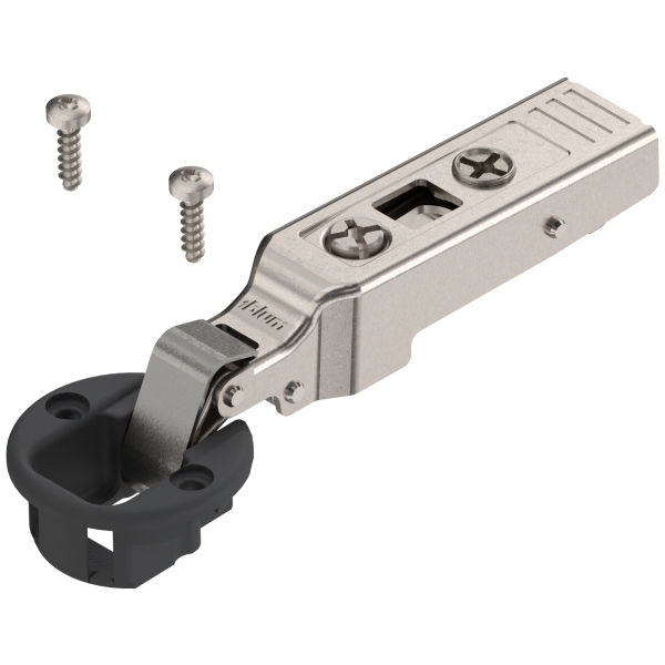 blum Clip top Glastürband 94° vernickelt