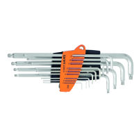 Chiavi maschio piegate per viti Torx®, con funzione di fermo MagicSpring®, Numero di giraviti: 13