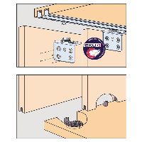 Hawa Clipo 16 H Inslide/Forslide Schiebetürgarnitur 2-fl.