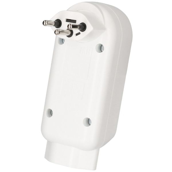 multi adaptateur maxADAPTturn, 2+1x Typ 13, blanc